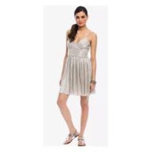 Beautiful silver Armani Exchange cocktail dress